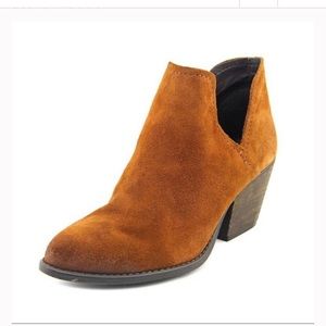 Steve Madden Adelphie Bootie in Cognac Suede